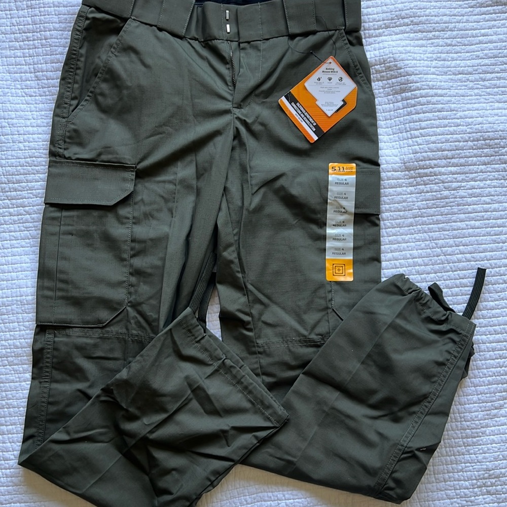 5.11 Tactical Women's Straight Leg Pants - Olive Green